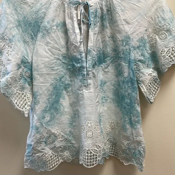New Women’s Anthropologie Embroidered Tie-Dye Blouse!!🔥🔥🔥 - Picture 7 of 15
